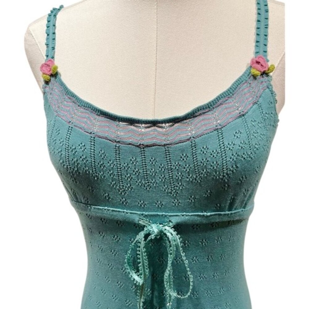 Betsey Johnson SeaFoam Knit Dress NWT - Picture 7 of 11
